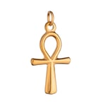 Gold color / 1 Piece Simple Series Cross Shape Stainless Steel  Gold Color Women's Pendants Picture9